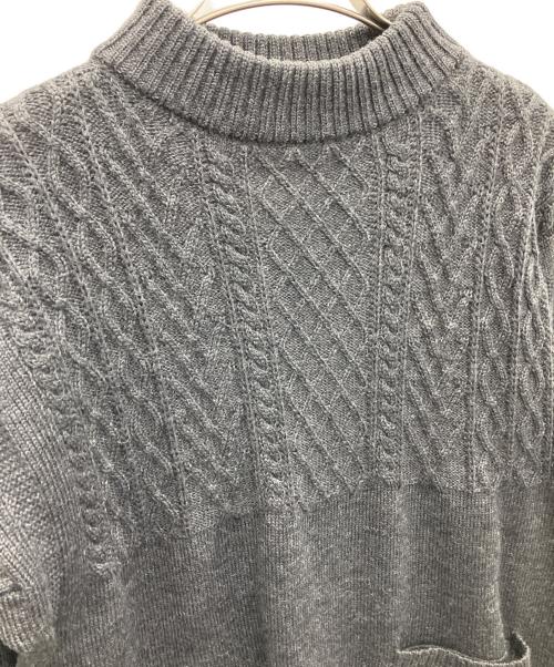 Snow peak（スノーピーク）snow peak (スノーピーク) 厚手ニット グレー サイズ:Mの古着・服飾アイテム