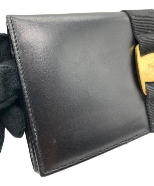 Salvatore Ferragamo（サルヴァトーレ フェラガモ）Salvatore Ferragamo (サルヴァトーレ フェラガモ) 長財布 ブラックの古着・服飾アイテム