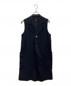 COMME des GARCONS tricotコムデギャルソントリコ）の古着「ノースリーブワンピース」｜ネイビー