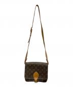 LOUIS VUITTONルイ ヴィトン）の古着「カルトシエールMM モノグラム ショルダーバッグ」｜ブラウン