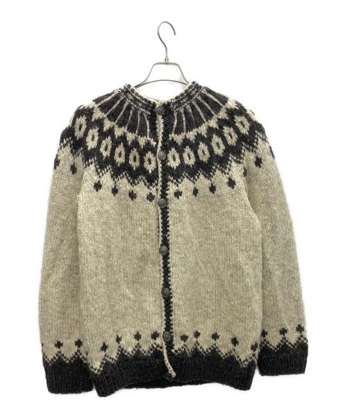 STOBI（ストビ）STOBI (ストビ) ニットジャケット ベージュ サイズ:-の古着・服飾アイテム