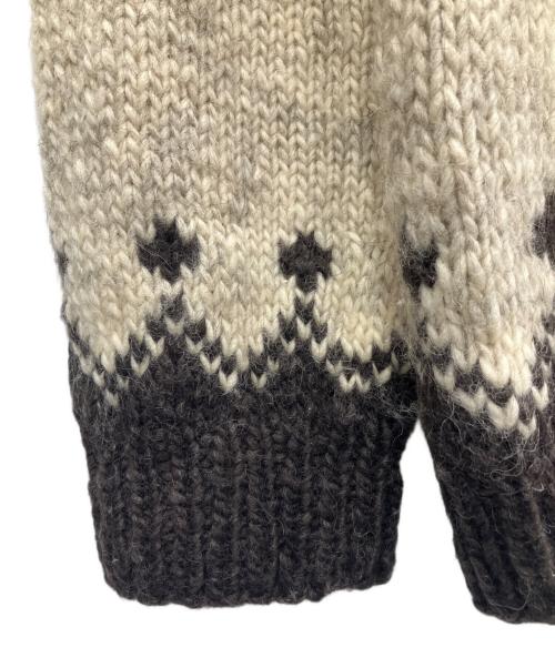 STOBI（ストビ）STOBI (ストビ) ニットジャケット ベージュ サイズ:-の古着・服飾アイテム