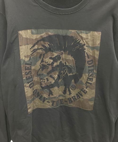 DIESEL（ディーゼル）DIESEL (ディーゼル) スウェット ブラック サイズ:XLの古着・服飾アイテム