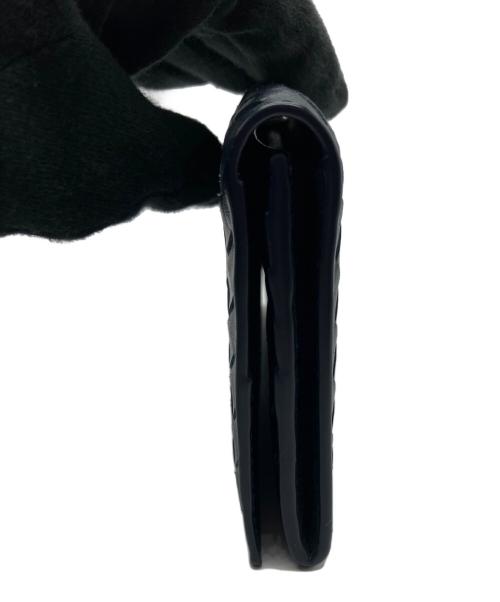 BOTTEGA VENETA（ボッテガベネタ）BOTTEGA VENETA (ボッテガベネタ) 長財布 ネイビーの古着・服飾アイテム