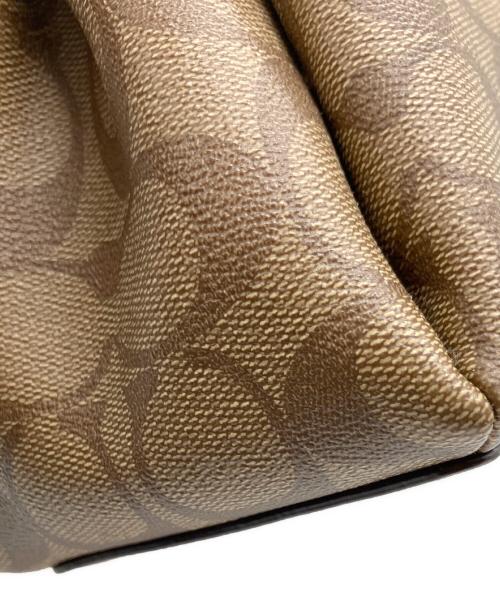 COACH（コーチ）COACH (コーチ) 2WAYショルダーバッグ ワインレッド×ブラウンの古着・服飾アイテム