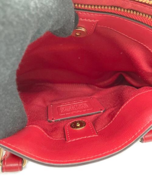 COACH（コーチ）COACH (コーチ) 2WAYショルダーバッグ ワインレッド×ブラウンの古着・服飾アイテム