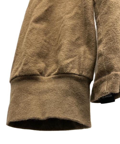 Hysteric Glamour（ヒステリックグラマー）Hysteric Glamour (ヒステリックグラマー) 長袖カットソー ブラウン サイズ:Lの古着・服飾アイテム