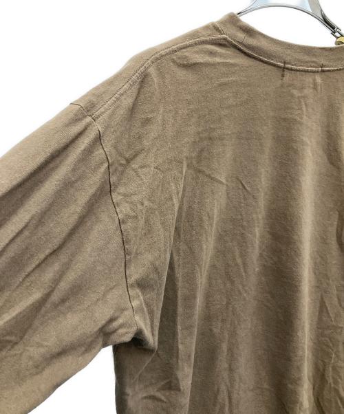 Hysteric Glamour（ヒステリックグラマー）Hysteric Glamour (ヒステリックグラマー) 長袖カットソー ブラウン サイズ:Lの古着・服飾アイテム