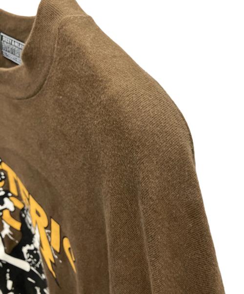 Hysteric Glamour（ヒステリックグラマー）Hysteric Glamour (ヒステリックグラマー) 長袖カットソー ブラウン サイズ:Lの古着・服飾アイテム