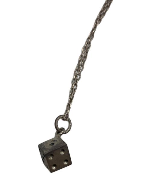 -（-）- (-) ダイスモチーフネックレス シルバーの古着・服飾アイテム