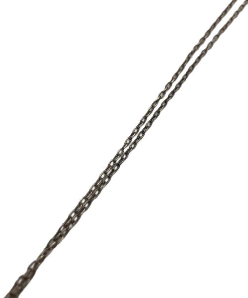 -（-）- (-) ダイスモチーフネックレス シルバーの古着・服飾アイテム