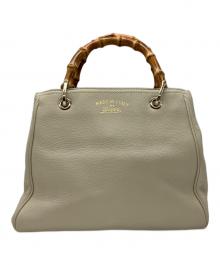 GUCCI（グッチ）の古着「バンブーショッパースモールトート」｜アイボリー