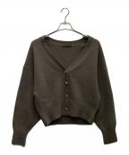 Nobleノーブル）の古着「ニットカーディガン」｜ブラウン