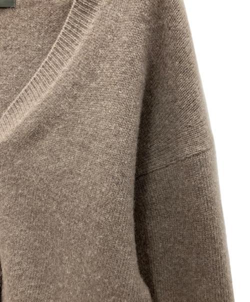Noble（ノーブル）Noble (ノーブル) ニットカーディガン ブラウン サイズ:SIZEFREEの古着・服飾アイテム