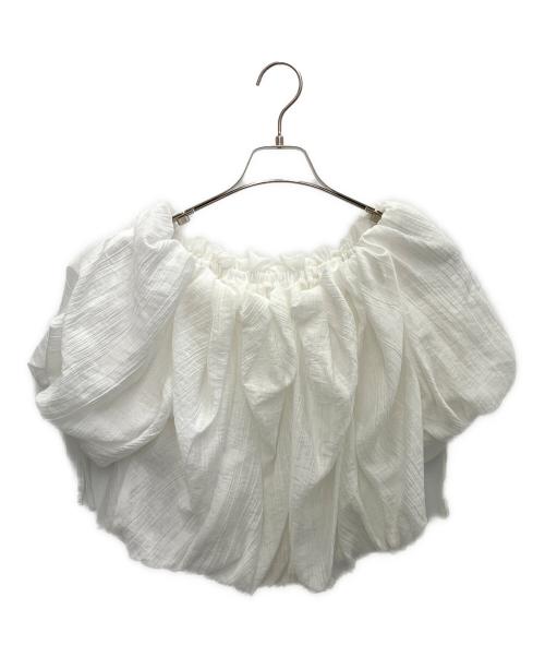 Mystrada（マイストラーダ）Mystrada (マイストラーダ) 半袖ブラウス ホワイト サイズ:SIZE36の古着・服飾アイテム