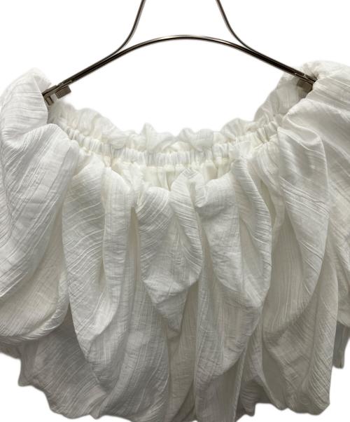 Mystrada（マイストラーダ）Mystrada (マイストラーダ) 半袖ブラウス ホワイト サイズ:SIZE36の古着・服飾アイテム