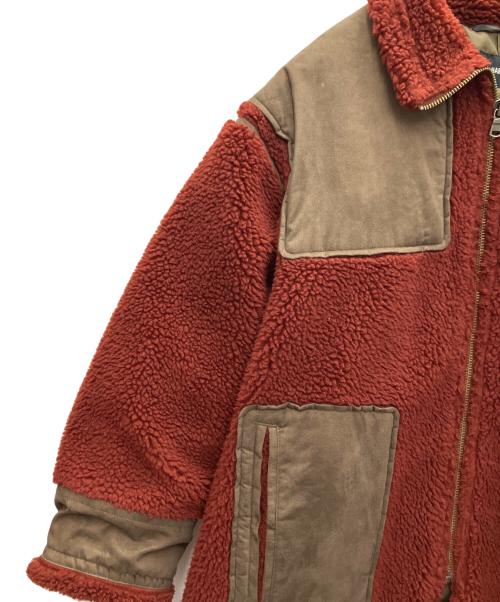 HARE（ハレ）HARE (ハレ) ボアコート ボルドー サイズ:SMALLの古着・服飾アイテム