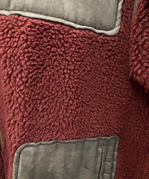 HARE（ハレ）HARE (ハレ) ボアコート ボルドー サイズ:SMALLの古着・服飾アイテム