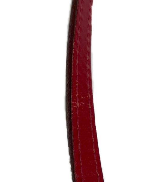 BURBERRY BLUE LABEL（バーバリーロンドンブルーレーベル）BURBERRY BLUE LABEL (バーバリーロンドンブルーレーベル) ワンショルダーバッグ レッド×ベージュの古着・服飾アイテム