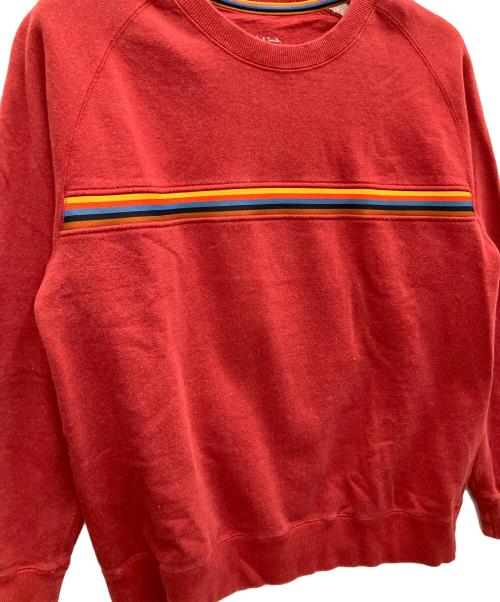 PAUL SMITH（ポールスミス）Paul Smith (ポールスミス) スウェットプルオーバー レッド サイズ:Lの古着・服飾アイテム