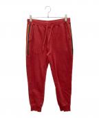 PAUL SMITHポールスミス）の古着「スウェットパンツ」｜レッド