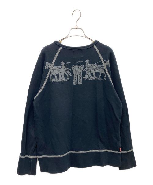LEVI'S（リーバイス）LEVI'S (リーバイス) スウェットプルオーバー ネイビー サイズ:Lの古着・服飾アイテム