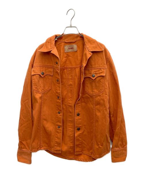 LEVI'S（リーバイス）LEVI'S (リーバイス) デニムジャケット オレンジ サイズ:Lの古着・服飾アイテム