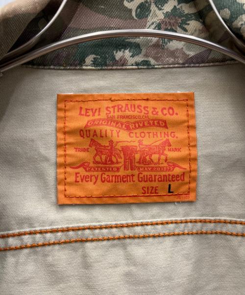 LEVI'S（リーバイス）LEVI'S (リーバイス) デニムジャケット カーキ サイズ:Lの古着・服飾アイテム