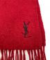 Yves Saint Laurent (イヴサンローラン) マフラー レッド：4000円