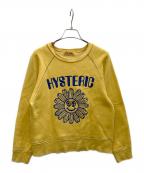 Hysteric Glamourヒステリックグラマー）の古着「HYS FLOWER ショートスウェット」｜ブラウン