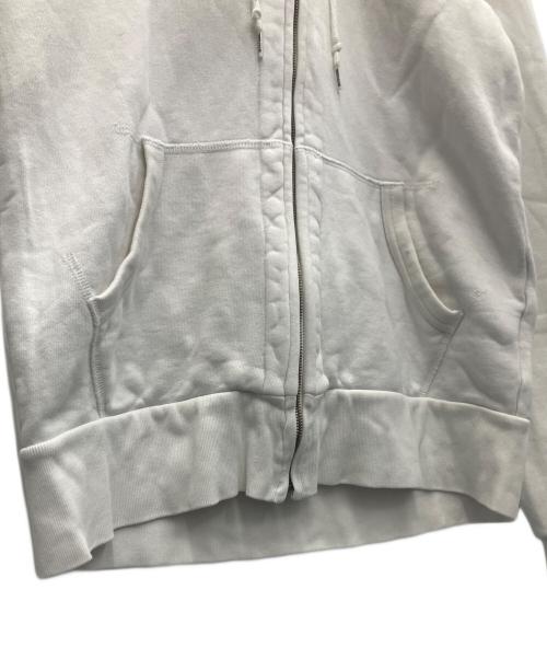 Hysteric Glamour（ヒステリックグラマー）Hysteric Glamour (ヒステリックグラマー) ジップパーカー ホワイト サイズ:Mの古着・服飾アイテム