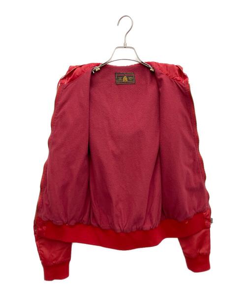 Hysteric Glamour（ヒステリックグラマー）Hysteric Glamour (ヒステリックグラマー) HG CIRCLE HEAD HOODED JACKET レッド サイズ:SIZE FREEの古着・服飾アイテム