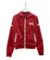 Hysteric Glamour（ヒステリックグラマー）の古着「HG CIRCLE HEAD HOODED JACKET」｜レッド