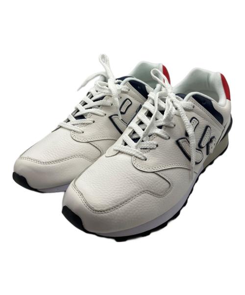 Sangacio（サンガッチョ）SANGACIO (サンガッチョ) ローカットスニーカー ホワイト×ネイビー×レッド サイズ:28.5の古着・服飾アイテム