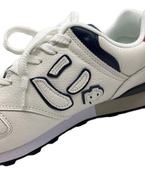 Sangacio（サンガッチョ）SANGACIO (サンガッチョ) ローカットスニーカー ホワイト×ネイビー×レッド サイズ:28.5の古着・服飾アイテム