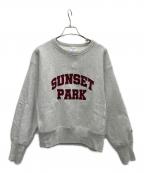 Championチャンピオン）の古着「リバースウィーブスウェット」｜ライトグレー