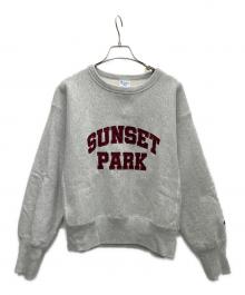 Champion（チャンピオン）の古着「リバースウィーブスウェット」｜ライトグレー