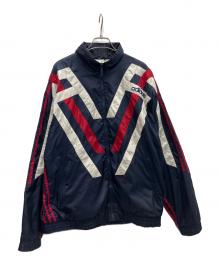 adidas（アディダス）の古着「ウインドブレーカー」｜ネイビー×ホワイト×レッド