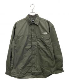 THE NORTH FACE（ザ ノース フェイス）の古着「ロングスリーブヌプシシャツ」｜グリーン