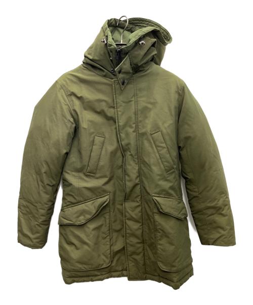 blazer's bank.com（ブレイザーズバンク）blazer's bank.com (ブレイザーズバンク) ダウンコート カーキ サイズ:Lの古着・服飾アイテム