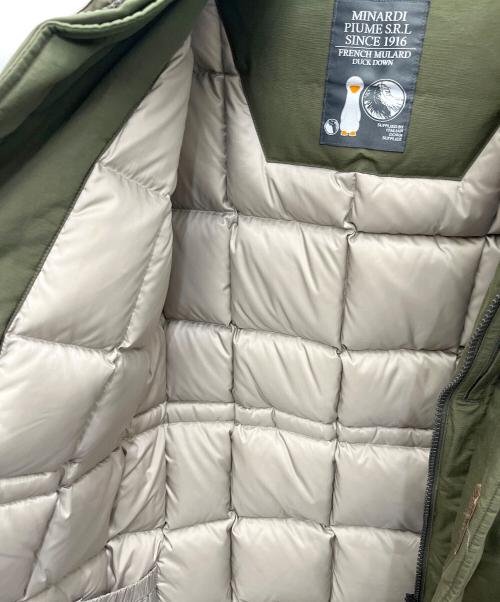 blazer's bank.com（ブレイザーズバンク）blazer's bank.com (ブレイザーズバンク) ダウンコート カーキ サイズ:Lの古着・服飾アイテム