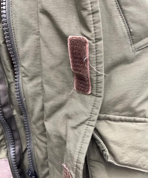 blazer's bank.com（ブレイザーズバンク）blazer's bank.com (ブレイザーズバンク) ダウンコート カーキ サイズ:Lの古着・服飾アイテム