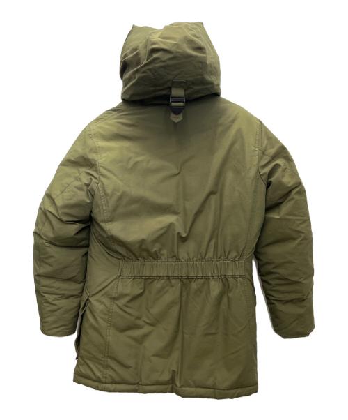 blazer's bank.com（ブレイザーズバンク）blazer's bank.com (ブレイザーズバンク) ダウンコート カーキ サイズ:Lの古着・服飾アイテム