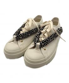 moon star（ムーンスター）の古着「キャンバススニーカー」｜アイボリー