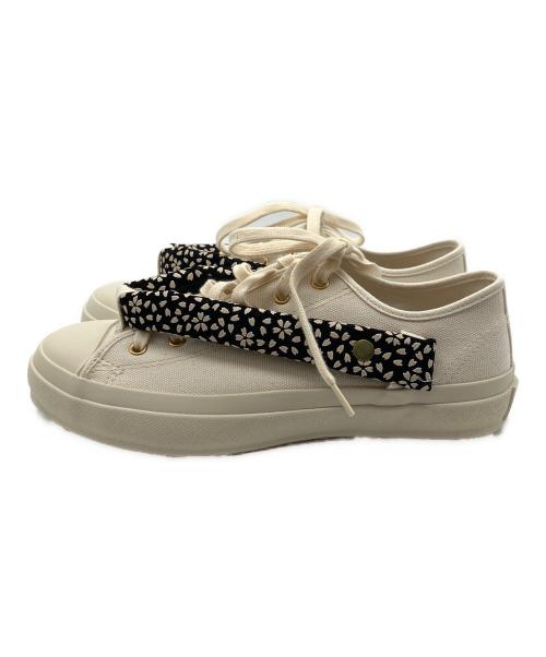 moon star（ムーンスター）moon star (ムーンスター) キャンバススニーカー アイボリー サイズ:23の古着・服飾アイテム