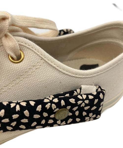 moon star（ムーンスター）moon star (ムーンスター) キャンバススニーカー アイボリー サイズ:23の古着・服飾アイテム