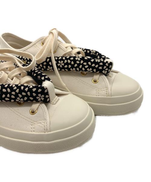 moon star（ムーンスター）moon star (ムーンスター) キャンバススニーカー アイボリー サイズ:23の古着・服飾アイテム