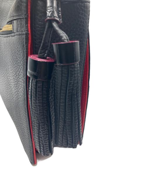 coco celux GOLD（ココセリュックスゴールド）COCO CELUX GOLD (ココセリュックスゴールド) ショルダーバッグ ブラック×レッドの古着・服飾アイテム