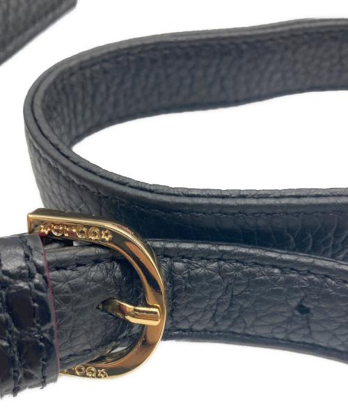 coco celux GOLD（ココセリュックスゴールド）COCO CELUX GOLD (ココセリュックスゴールド) ショルダーバッグ ブラック×レッドの古着・服飾アイテム