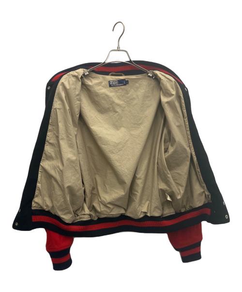 POLO RALPH LAUREN（ポロ・ラルフローレン）POLO RALPH LAUREN (ポロ・ラルフローレン) スタジャン ブラック×レッド サイズ:Lの古着・服飾アイテム